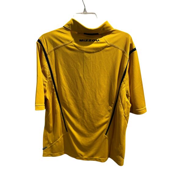 Nike Team Missouri Tigers Polo Shirt Men’s M Gold Black Dri-FIT NWT Licensed - Picture 3 of 14